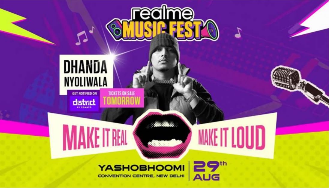999 से शुरू होने वाले अर्ली बर्ड टिकट्स के साथ realme Music Fest 2026 ने Dhanda Nyoliwala को पहले कलाकार के रूप में घोषित किया